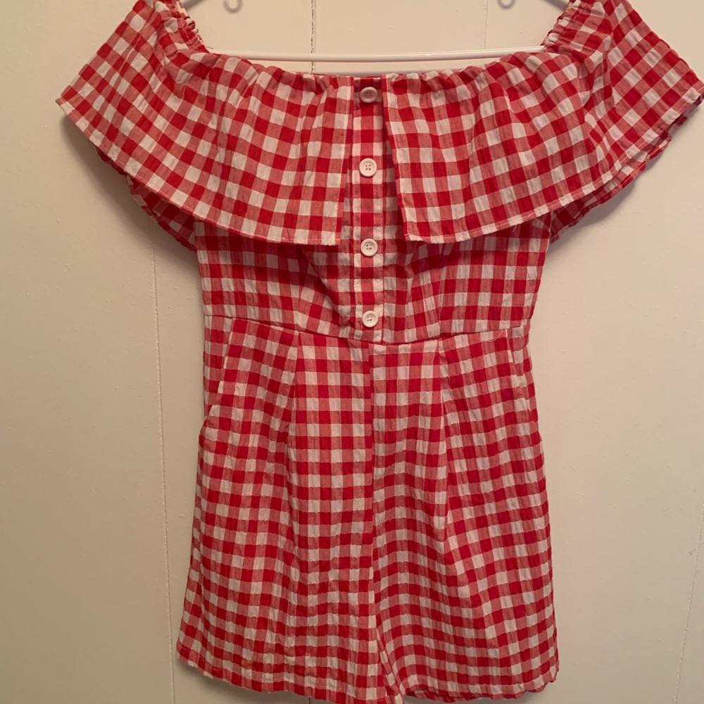 Ots gingham romper